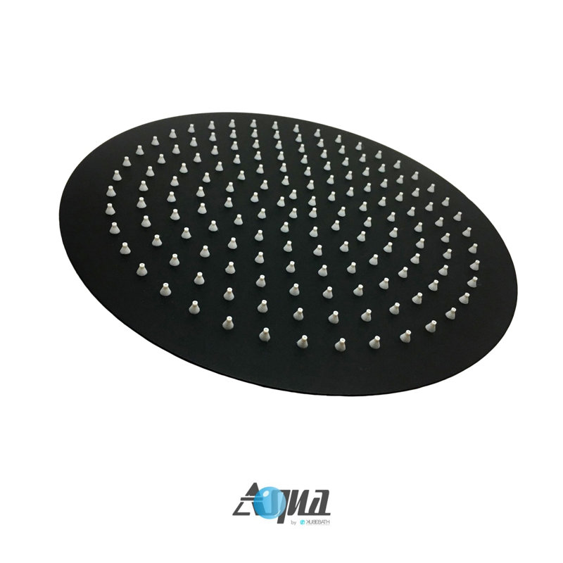 Rain Rain Shower Head 1.75 GPM GPM, Black