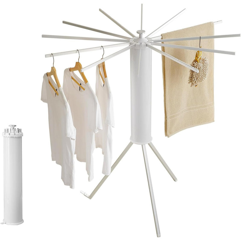 Portable Tripod Clothes Drying Rack - Foldable Space-Saving Design
