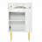 21.6" Bathroom Vanity, Combo Cabinet, Bathroom Storage Cabinet, Single Ceramic Sink-115688409