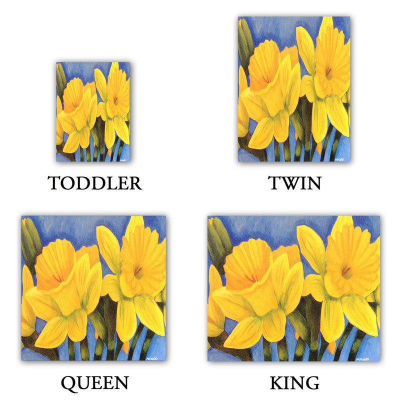 Floral Duvet Cover, 1 Twin Duvet Cover + 1 Standard Sham