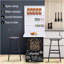 Bureau mural pliable mural avec tableau noir, bureau flottant convertible pliable avec tablettes, blanc