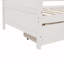 Lit de jour simple en bois de pin avec deux tiroirs de rangement-2138963860