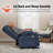 Aneria Power Recliner Lift Chair with Massage and Heat, Extended Footrest, Faux Leather-819683825