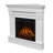 Chateau Corner Electric Fireplace with Mantel-9206752