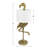 Resin Flamingo Table Lamp with Linen Shade