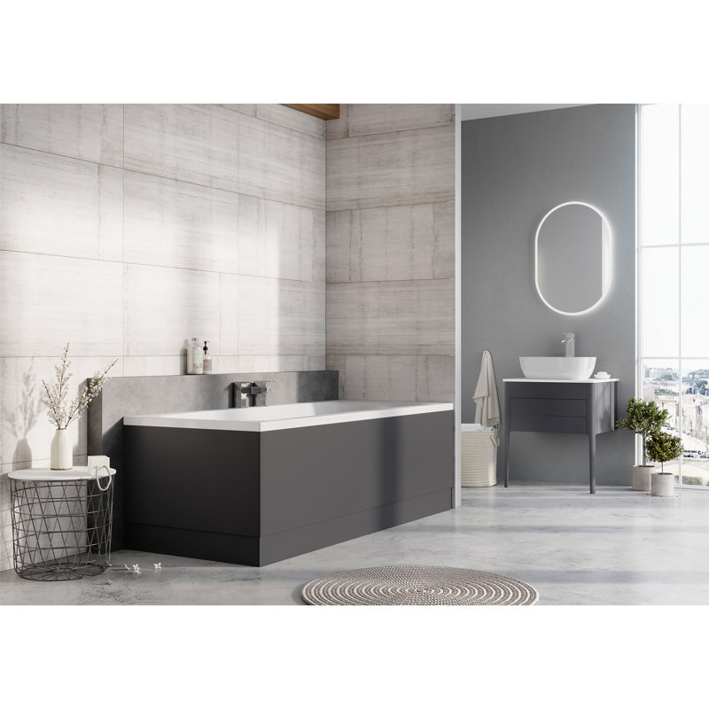  Bath End Panel, Dark Grey