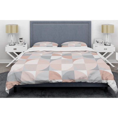 Polyester Twill Geometric Shapes Duvet Cover Set