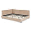 Structure de lit tapissier grand format, canapé-lit avec dossier confortable et accoudoirs pour la chambre à coucher et le salon-855038127-855038112