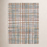 Polychrome Rug: Modernist Hand Tufted Rug in Multi
