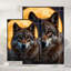 Single Picture Frame LED Illuminated Wall Art Wall Art on Glass / Aluminium-126412263