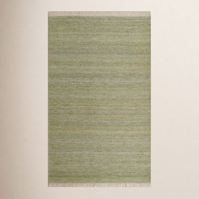 Cassandra Hand Woven Modern Indoor Outdoor Green Rug 2'3" X 8' Runner
