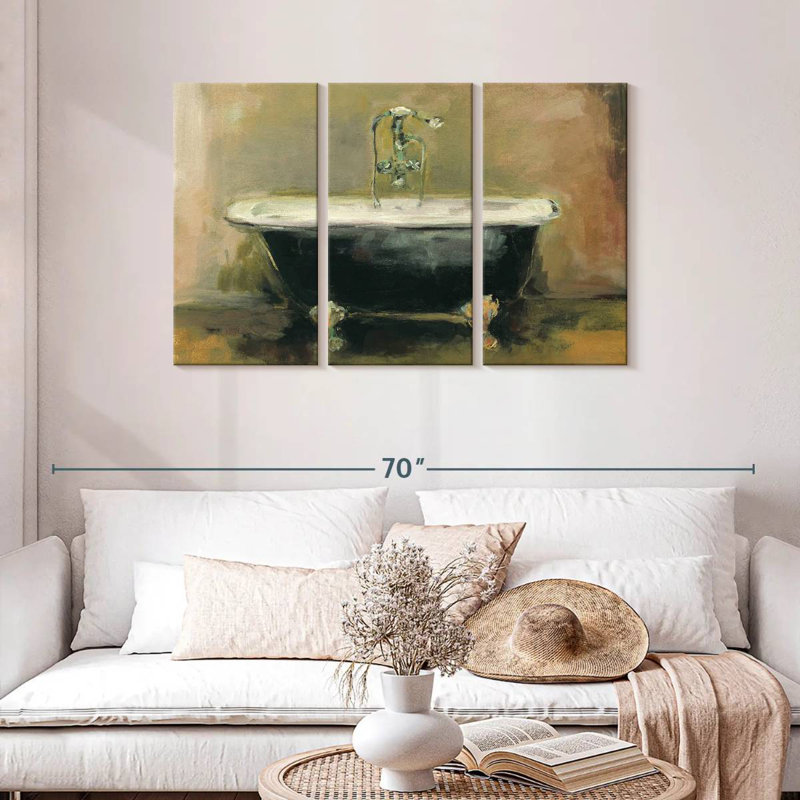 Baignoire rétro Kerrick I Light, H 28 po x l 45 po