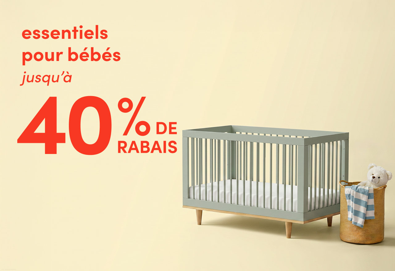 essentiels pour bébés en solde