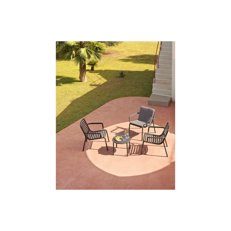Doga Outdoor Lounge Chair, Anthracite