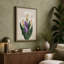 Study in Purple Botanical 1 Piece Wrapped Canvas Wall Art-511905729-511905730