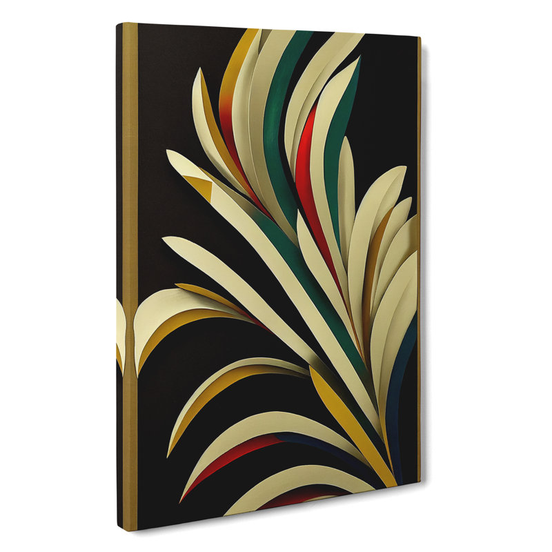 Enchanting Feathers - Wrapped Canvas, 50cm H x 35cm W
