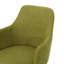 Paire de chaises de salle à manger - Structure confortable en tissu et fer robuste avec finition en bois 2 pièces