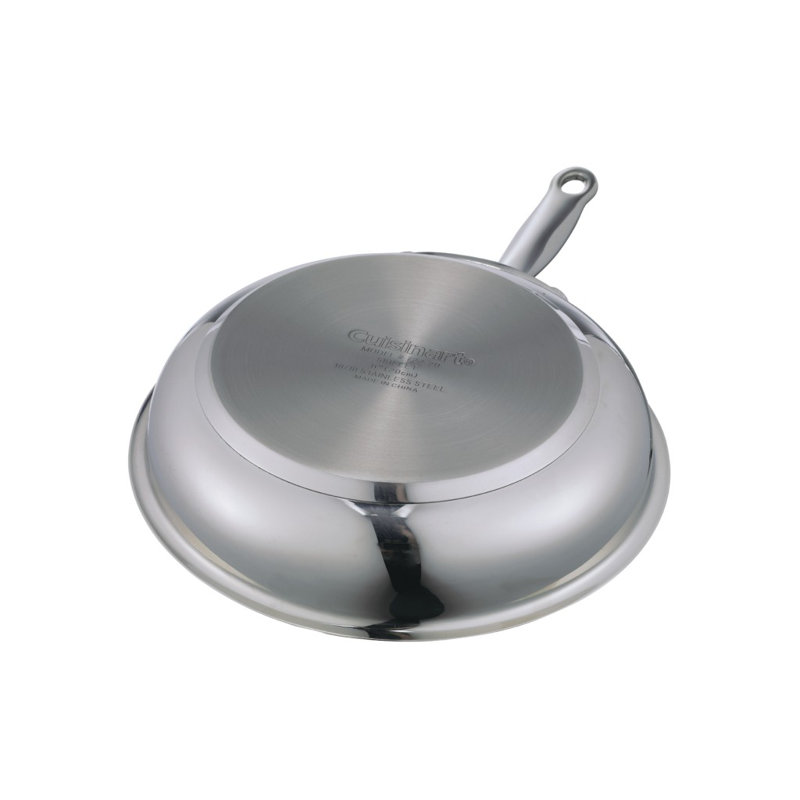 Poêle classique en acier inoxydable de 8 po Chef's