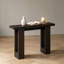 Canapé console avec 2 tablettes, table d'entrée étroite de 47 pouces pour le couloir, le salon ou derrière le canapé, style campagnard avec structure robuste