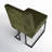 Bende Modern Fabric Upholstered Side Chairs with Metal Sled Base-1633455399