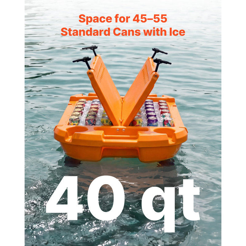 VEVOR 40 Floating Cooler, Orange