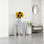 Grand vase de sol avec motif de diamant concassé et miroir pour la décoration intérieure, grand vase en verre argenté pour herbe de pampa et arrangements de fleurs artificielles-657369564-657369562