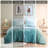 Faux Fur Shaggy Comforter Mini Set with Shams - Hypoallergenic Polyester Filling, Dustproof Design, Ombre Style, Machine Washable-112517368
