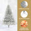 Artificial Pre-lit Christmas Tree Silver PET-269905569