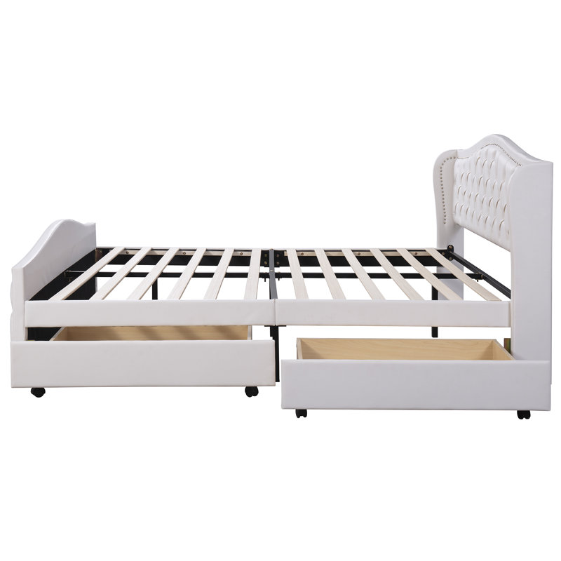 Capavella Upholstered Storage Bed, Super King (6')