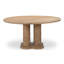Treccia Round Solid Oak Dining Table