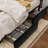 4-Drawer Velvet Upholstered Storage Platform Bed with Adjustable Headboard-672555047-672555043