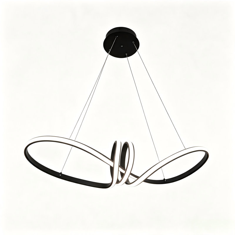 1-Light Dimmable Integrated LED Chandelier