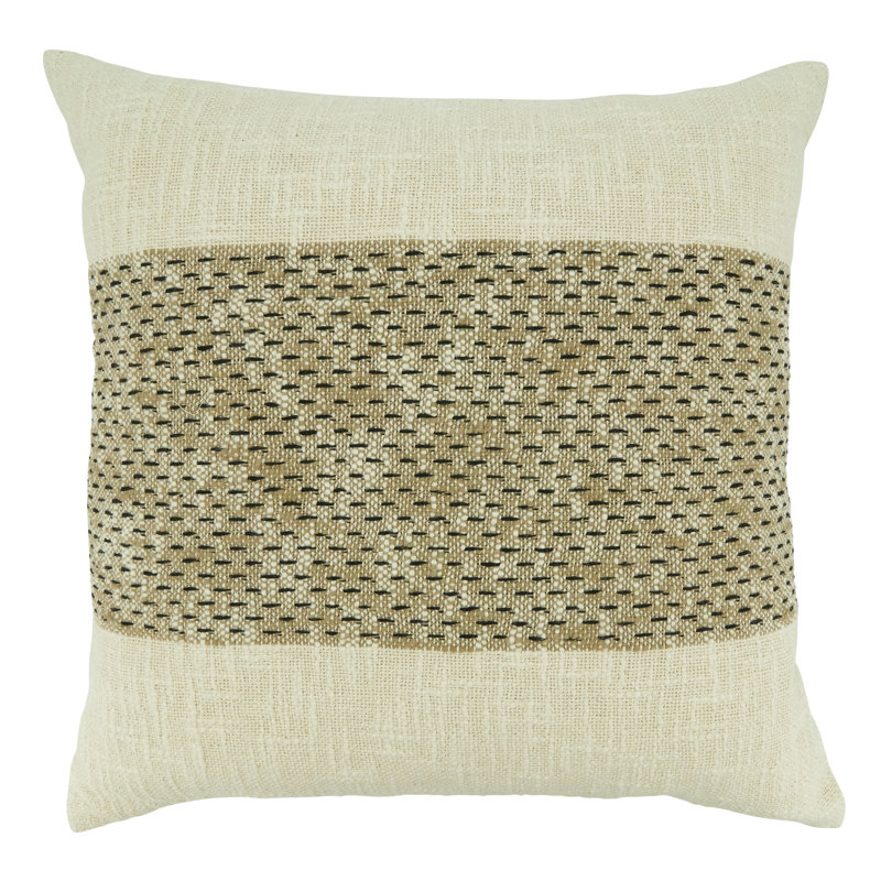Elka Collection Cotton Throw Pillow, Pillow Cover Only - No Insert