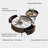 Minimalist modern solid wood coffee table-103558347
