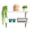 Ensemble de 2 tablettes flottantes Kaboon, 10 x 27 pouces, blanc-1985077095-2006012990
