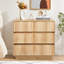 Commode 3 tiroirs moulée cannelée 31,5 po-750056773