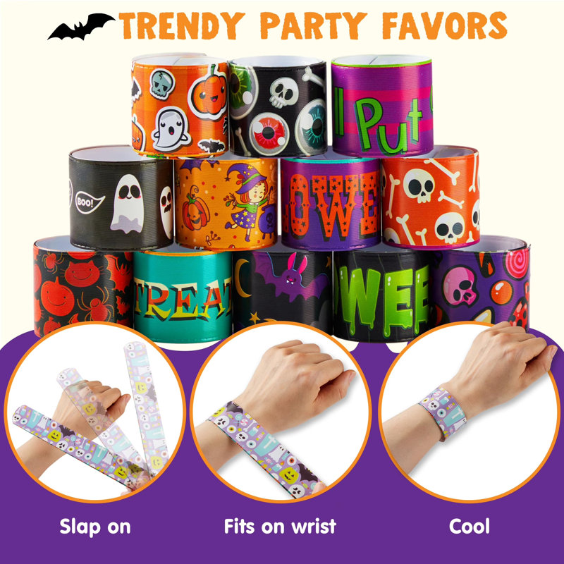 100 bracelets d'Halloween pour enfants