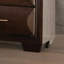 Table de chevet style transitionnel avec finition espresso 1pc