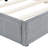 Adira L-Shaped Corduroy Upholstered Daybed with Wooden Frame-125891697