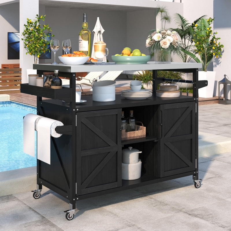 Îlot de cuisine extérieur, Black
