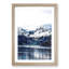 Snow Covered Mountains in Juneau Alaska - Picture Frame Painting Print-56738560-56738564