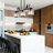 3 Light Dimmable Bird Shape Crystal Island Lamps With Black Finsh