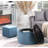 Velvet Ottoman