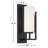 Madaya Steel Flush Mounted Sconce