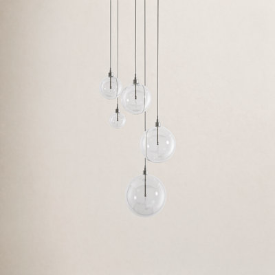 Jensi 5-Light Chandelier in Brushed Nickel