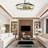 Led Crystal 3-blade Ceiling Fan With Light Indoor Living Room Bedroom Ceiling Fan With Light