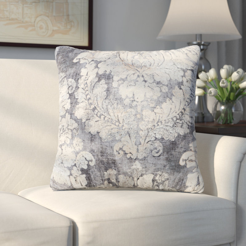 Cindersmoke Square Pillow Cover & Insert, 20" H x 20" W x 6" D