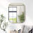 Trielle Rectangular Aluminum Framed Modern Bathroom Wall Mirror-149312858-149312852