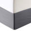 Couette en coton imprimé King - Gris/pêche avec coussins décoratifs brodés et jupe de lit