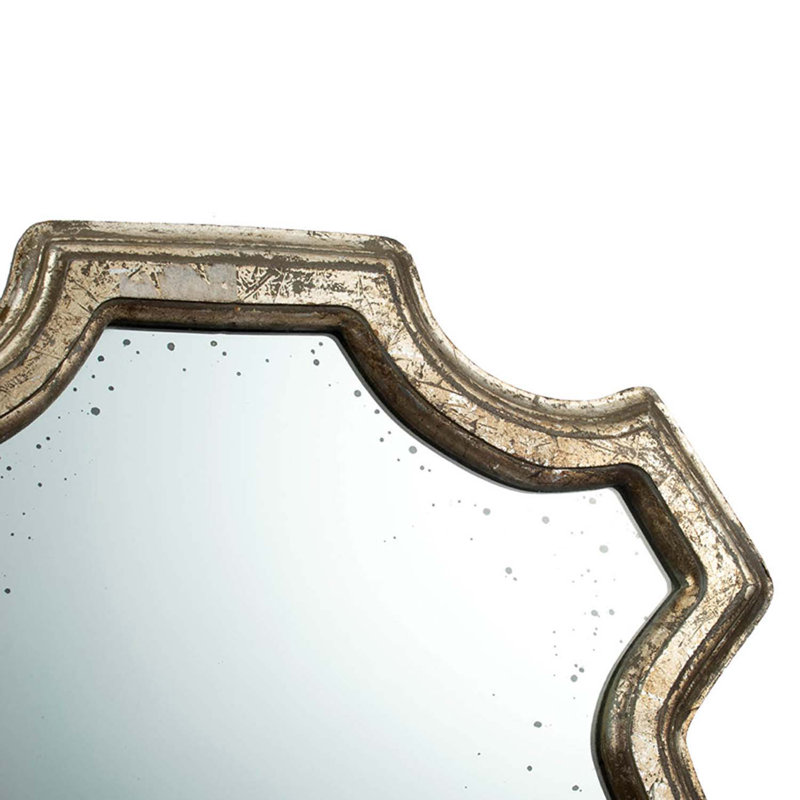 Miroir mural Naudain Shabby Elegance, H 23,5 po x l 20 po